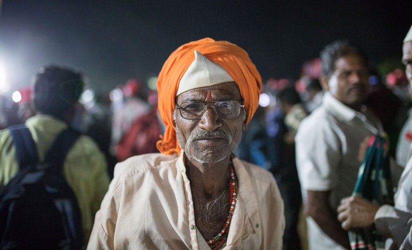 'We have to fight for our rights', asserts 65-year-old Shankar Waghere. Image courtesy: PARI