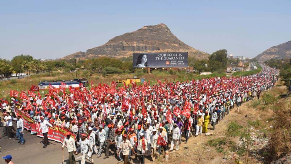 Mumbai,Maharashtra,Farmers protest