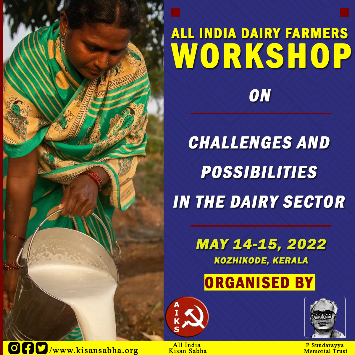 All India Dairy Farmers Workshop, May 14-15, Kozhikode