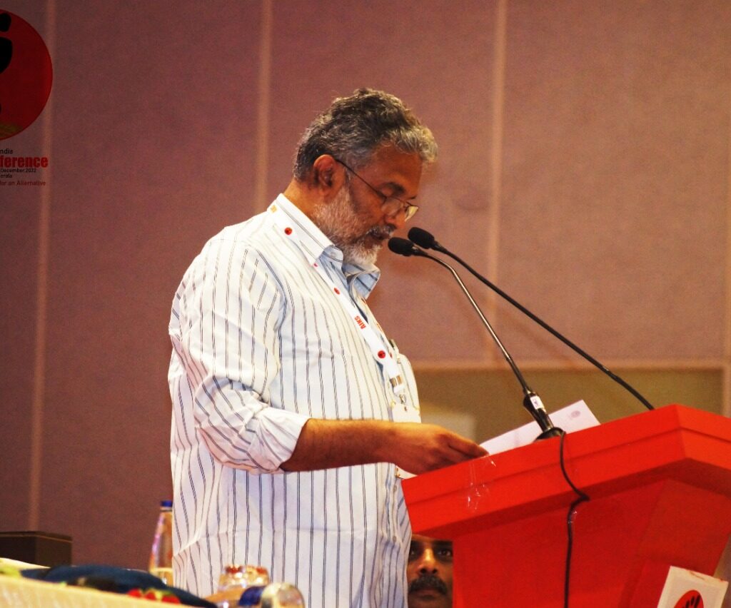 Comrade P Krishnaprasad Reads The Account Statement Of AIKS For The Last 5 Years. December 15, 2022.
