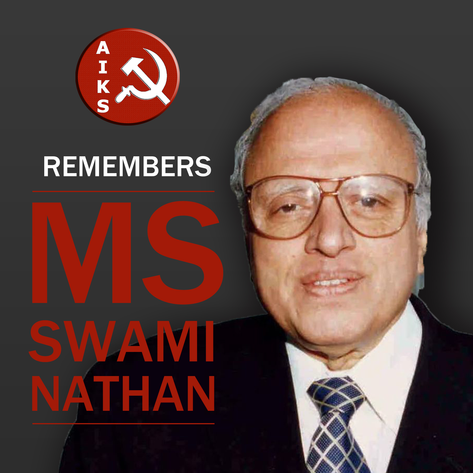 AIKS Homage To Dr M S Swaminathan