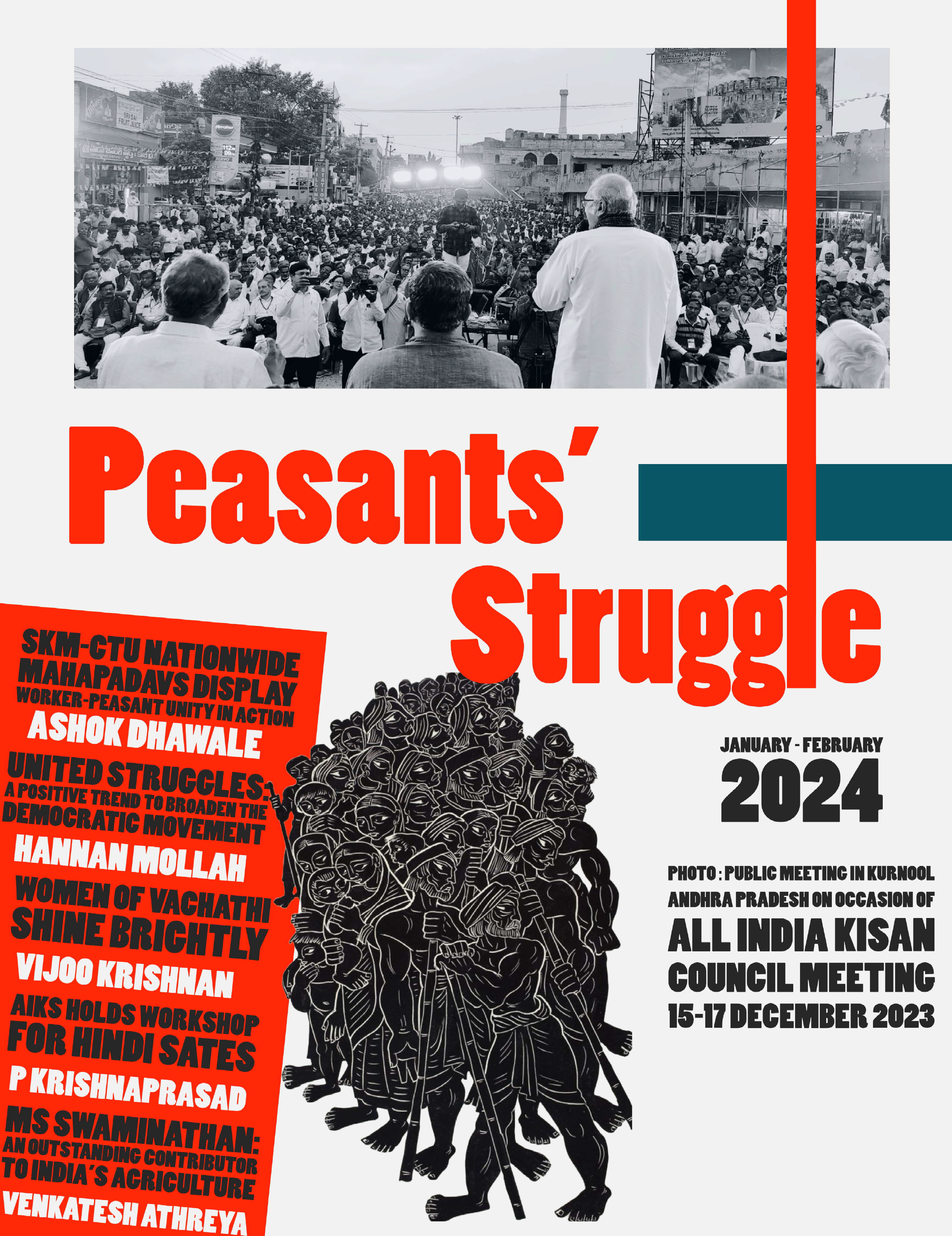 Peasants Struggle January  February 24 1