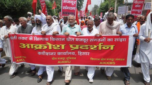 Joint Demonstration, Hisar, July 2017